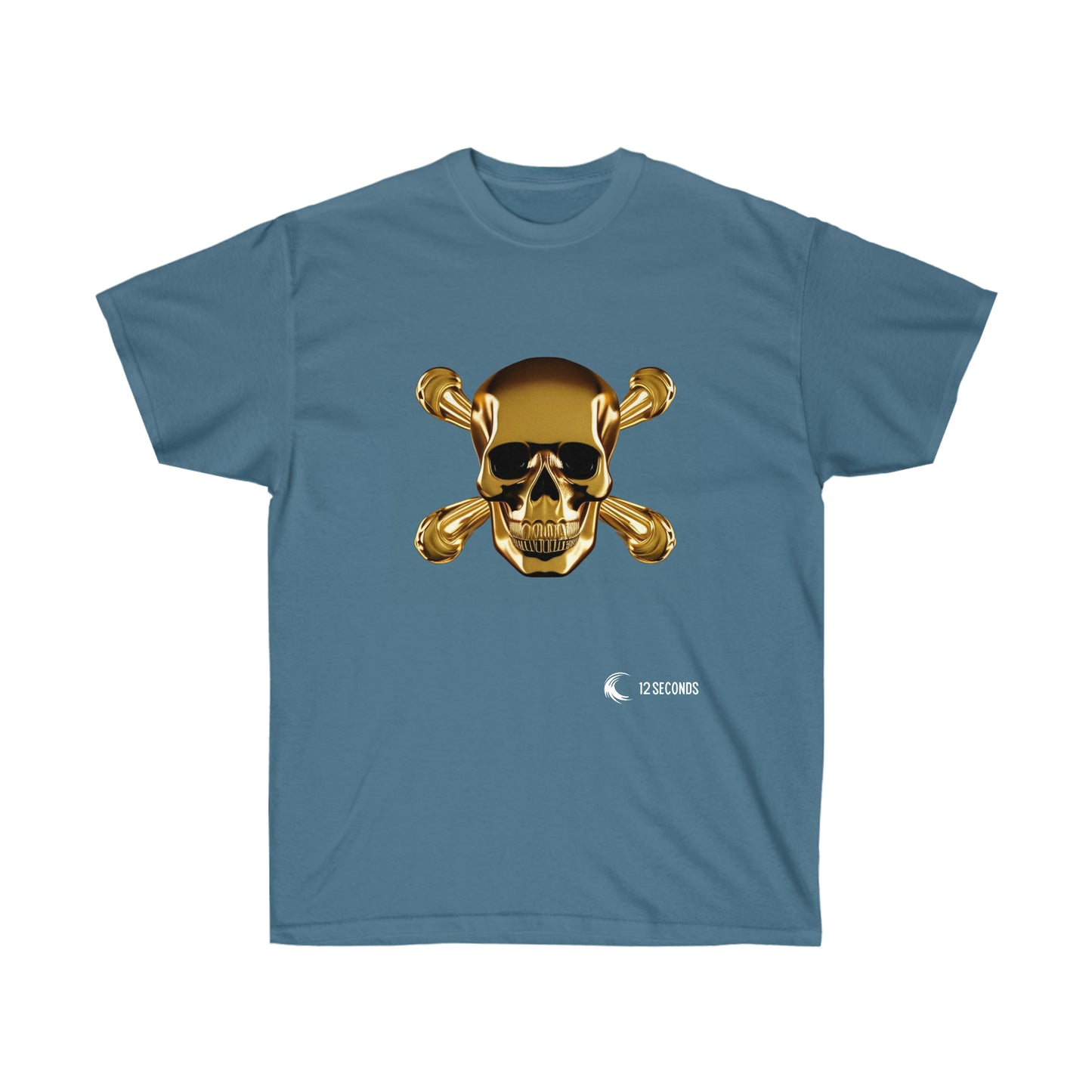 Unisex Ultra Cotton Tee - SKULL & BONES - 12 SECONDS APPAREL
