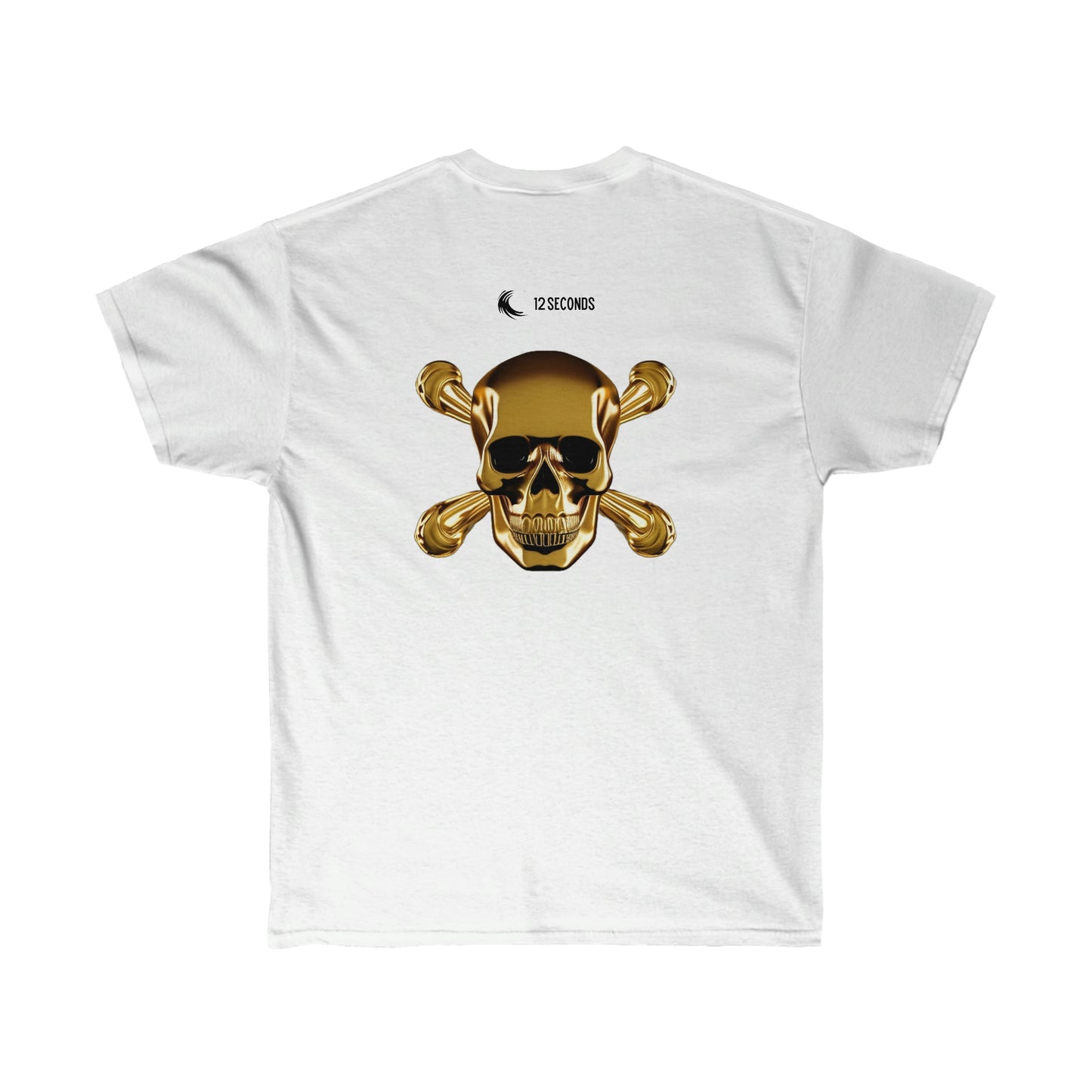 Unisex Ultra Cotton Tee - SKULL & BONES - 12 SECONDS APPAREL