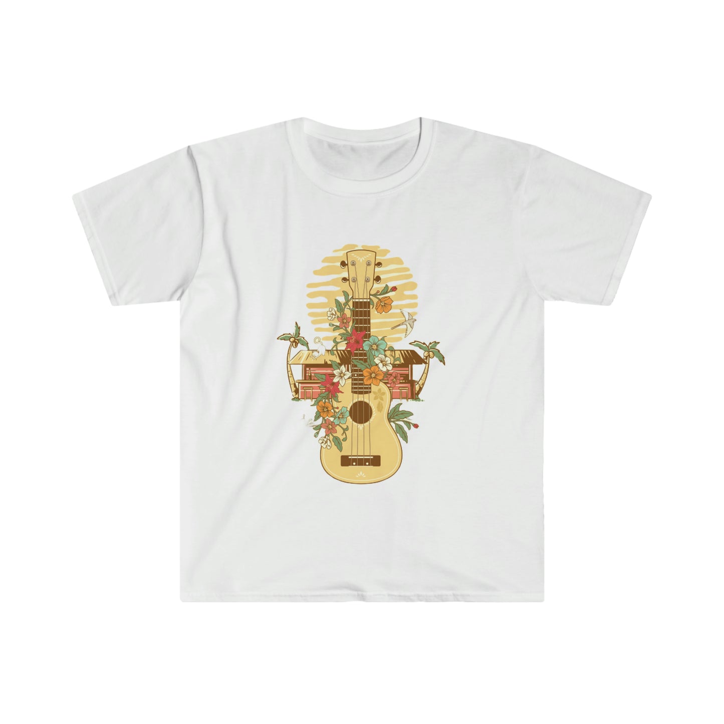 Unisex Softstyle T-Shirt - UKELELE - 12 SECONDS APPAREL