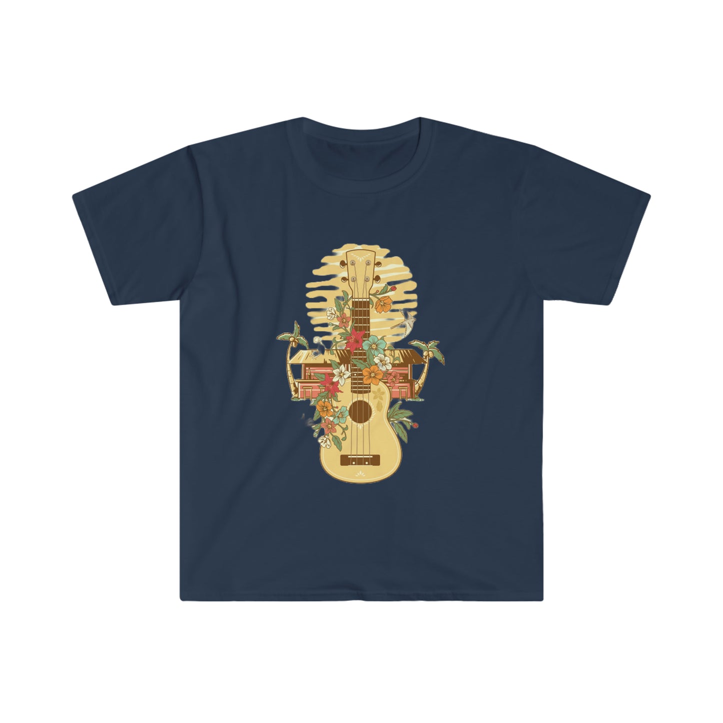 Unisex Softstyle T-Shirt - UKELELE - 12 SECONDS APPAREL