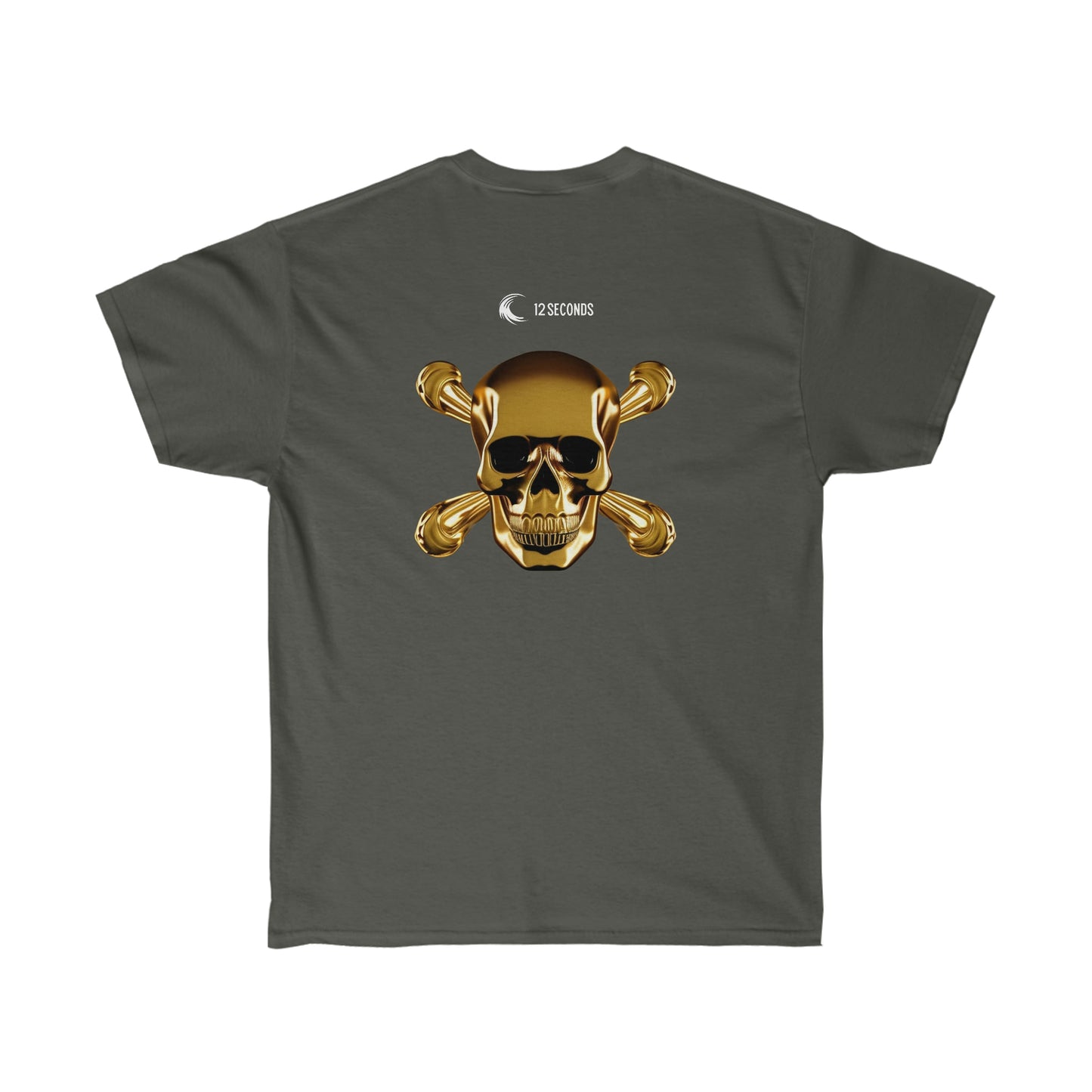 Unisex Ultra Cotton Tee - SKULL & BONES - 12 SECONDS APPAREL