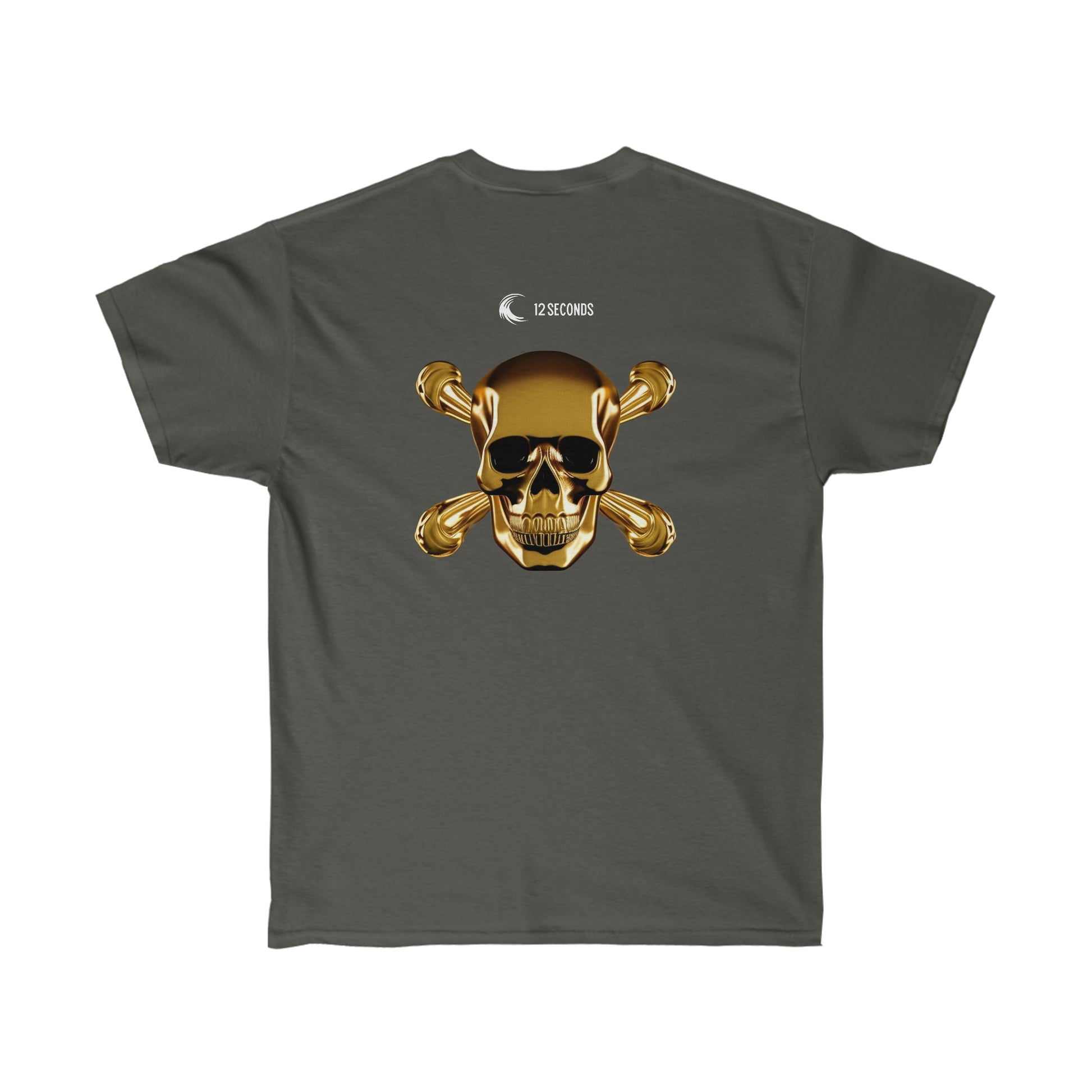 Unisex Ultra Cotton Tee - SKULL & BONES - 12 SECONDS APPAREL
