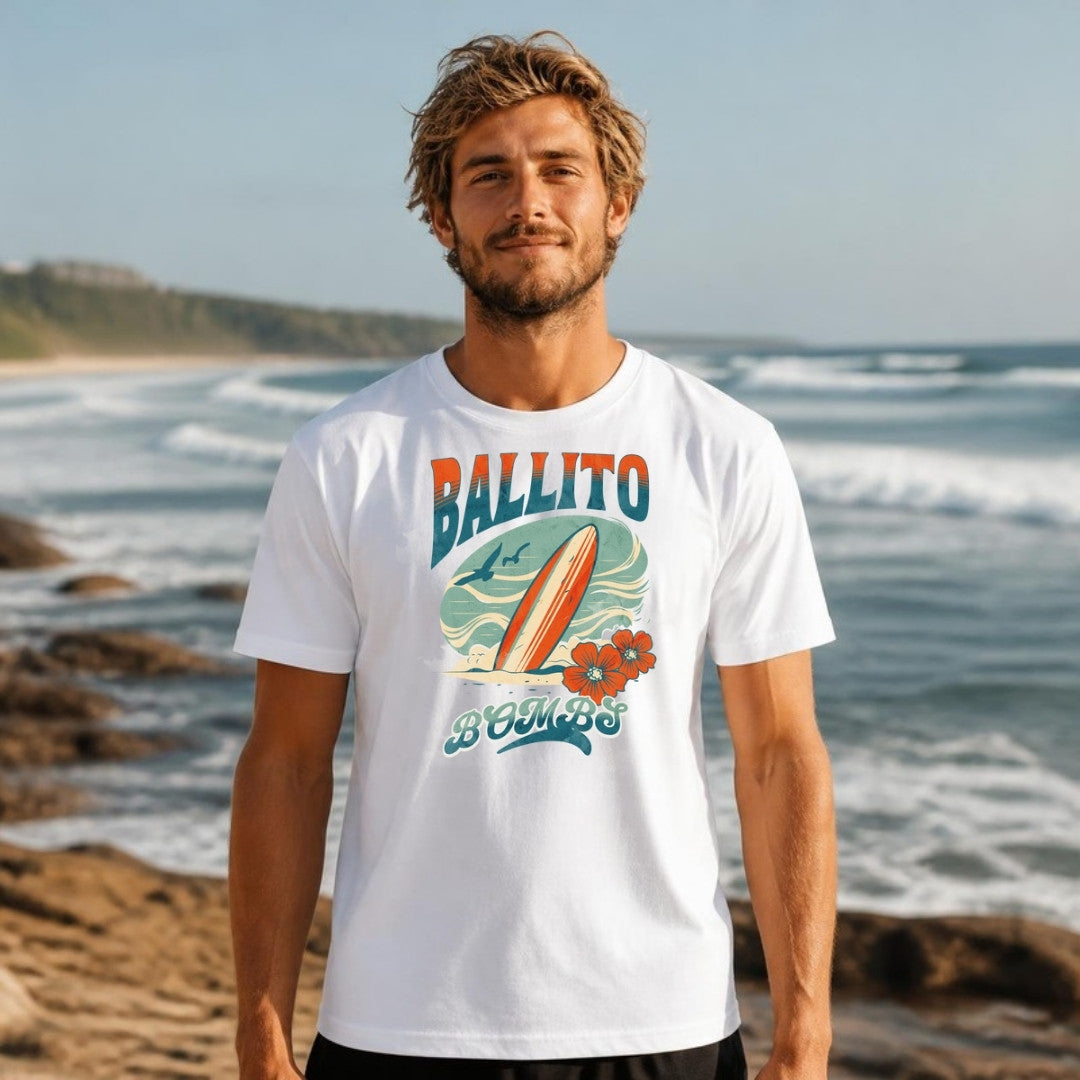 Ballito tee worn outdoors - 12 Seconds Apparel