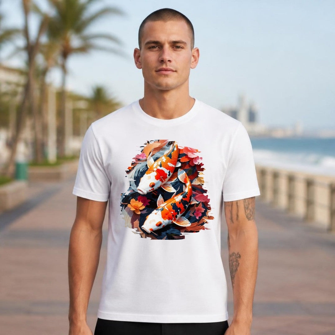 Koi tee worn outdoors - 12 Seconds Apparel