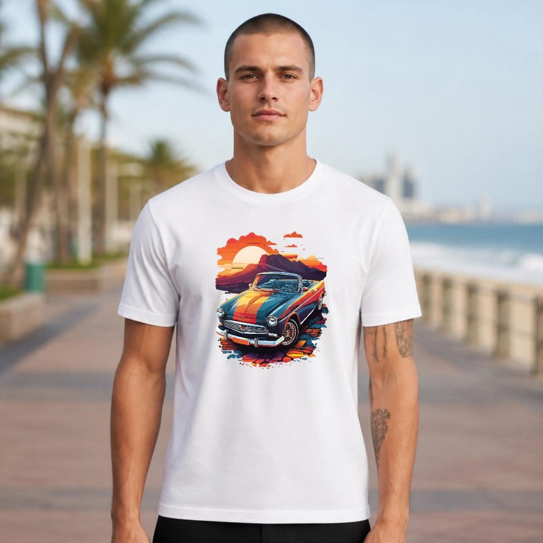 Cape Town tee worn outdoors - 12 Seconds Apparel