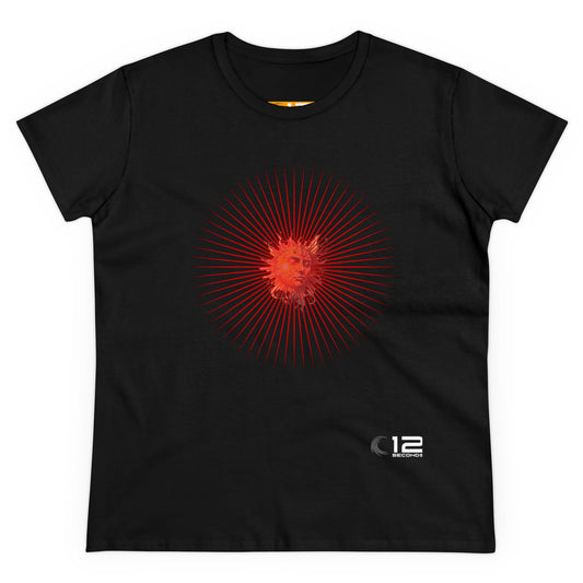 Women's Midweight Cotton Tee - RADIANT SUN - 12 SECONDS APPAREL