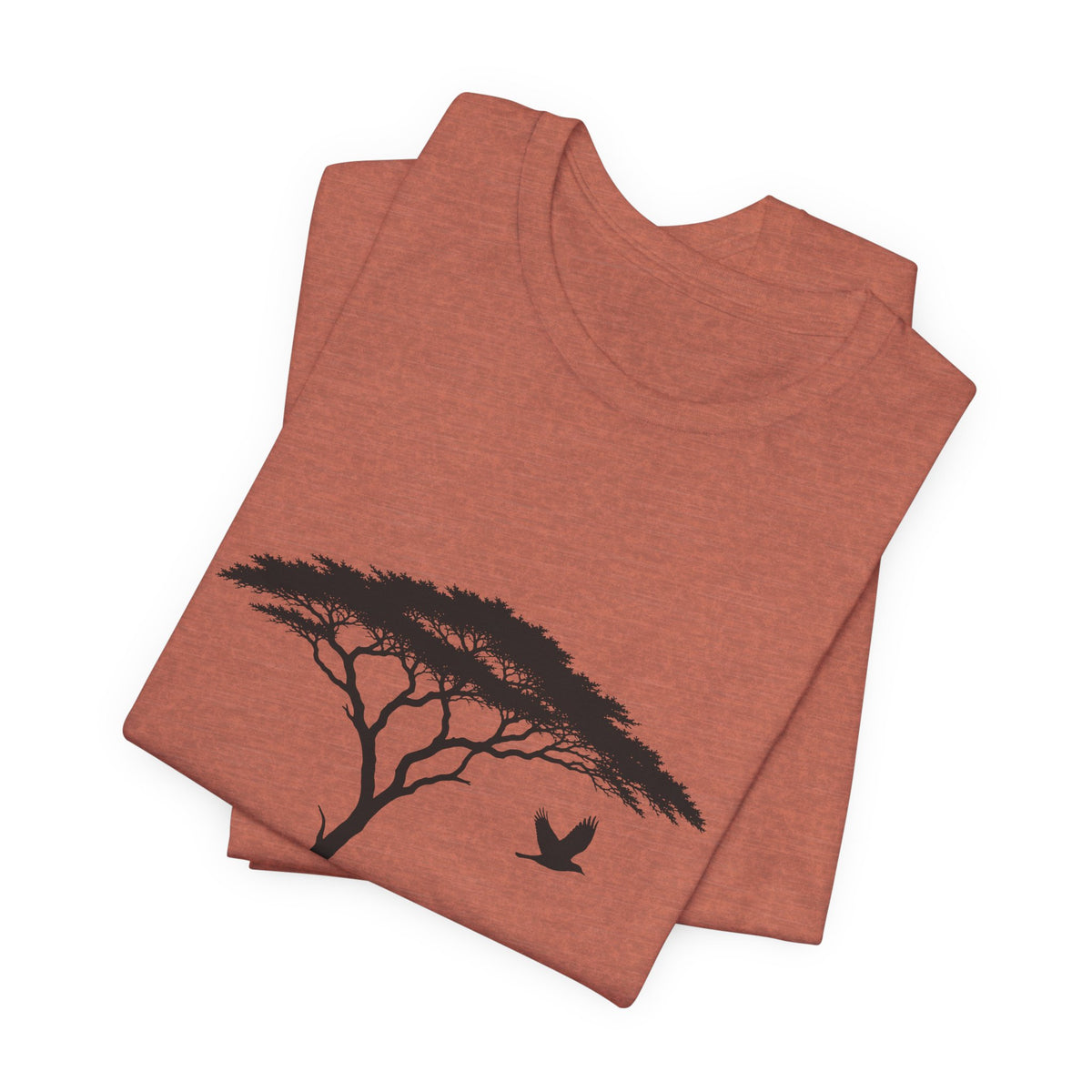 Lone Acacia Tree T-Shirt — African Savanna Graphic Tee