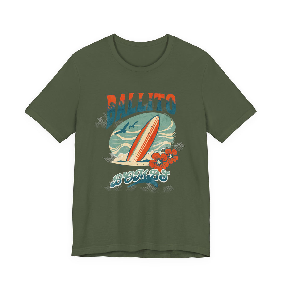 Ballito Bombs Surf T-Shirt — South African Surf Graphic Tee