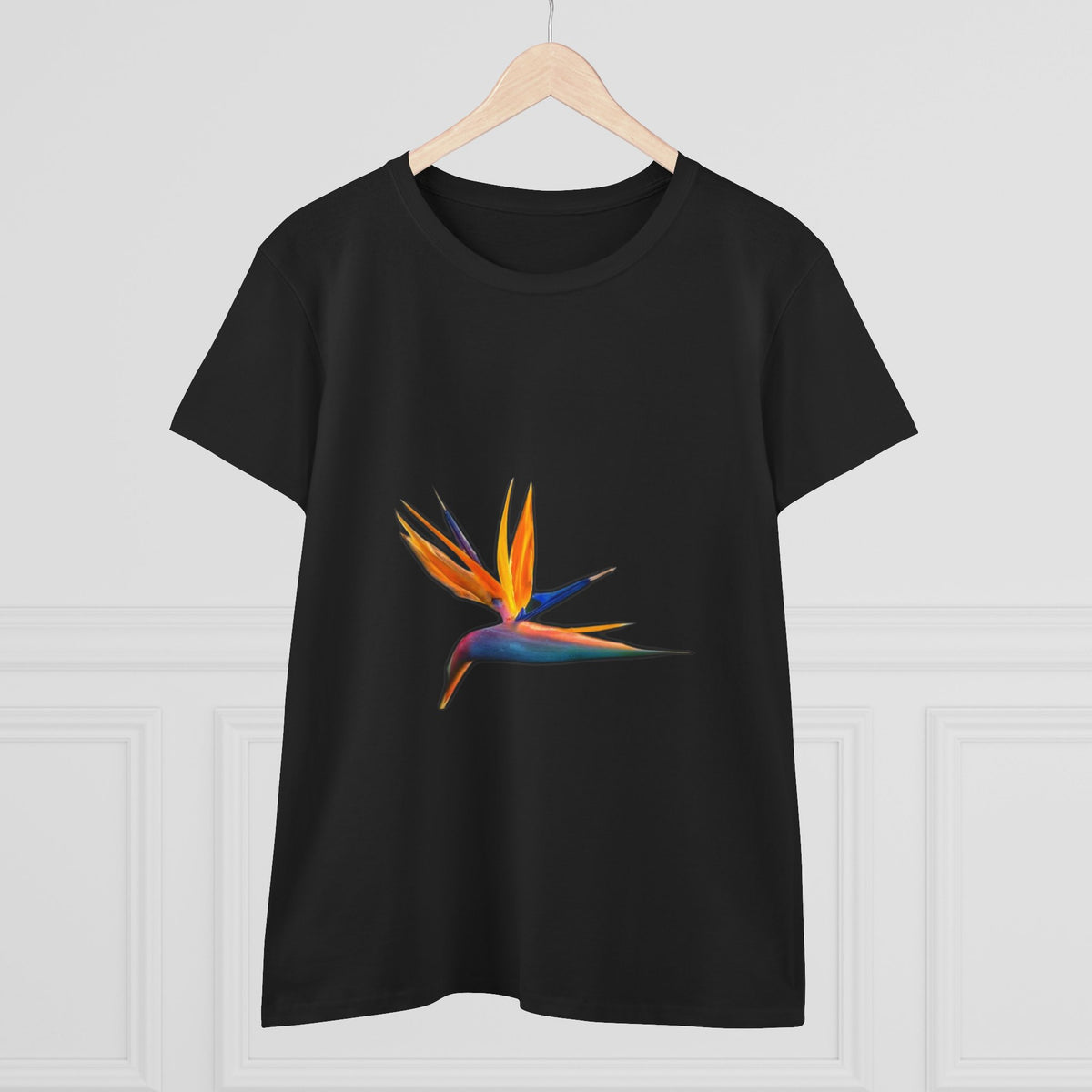 Bird of Paradise T-Shirt for Women — Strelitzia Flower Tee