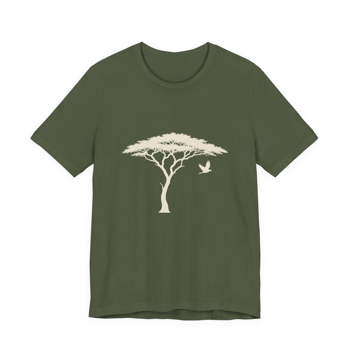 Lone Acacia Tree T-Shirt — African Savanna Graphic Tee