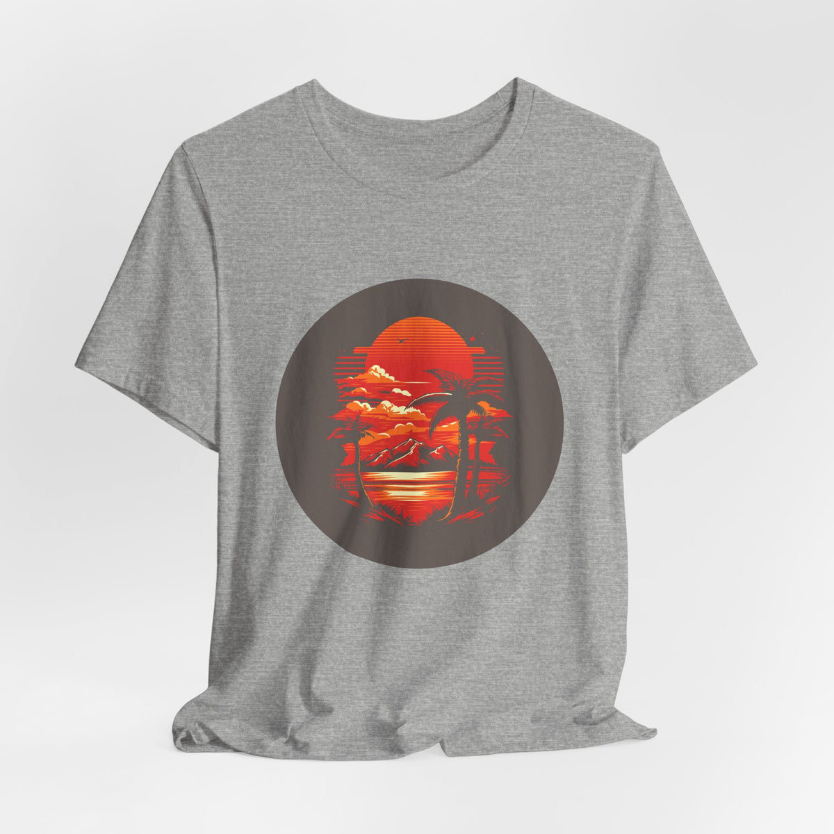 Circle the Sun T-Shirt — Minimal Sun Graphic Tee