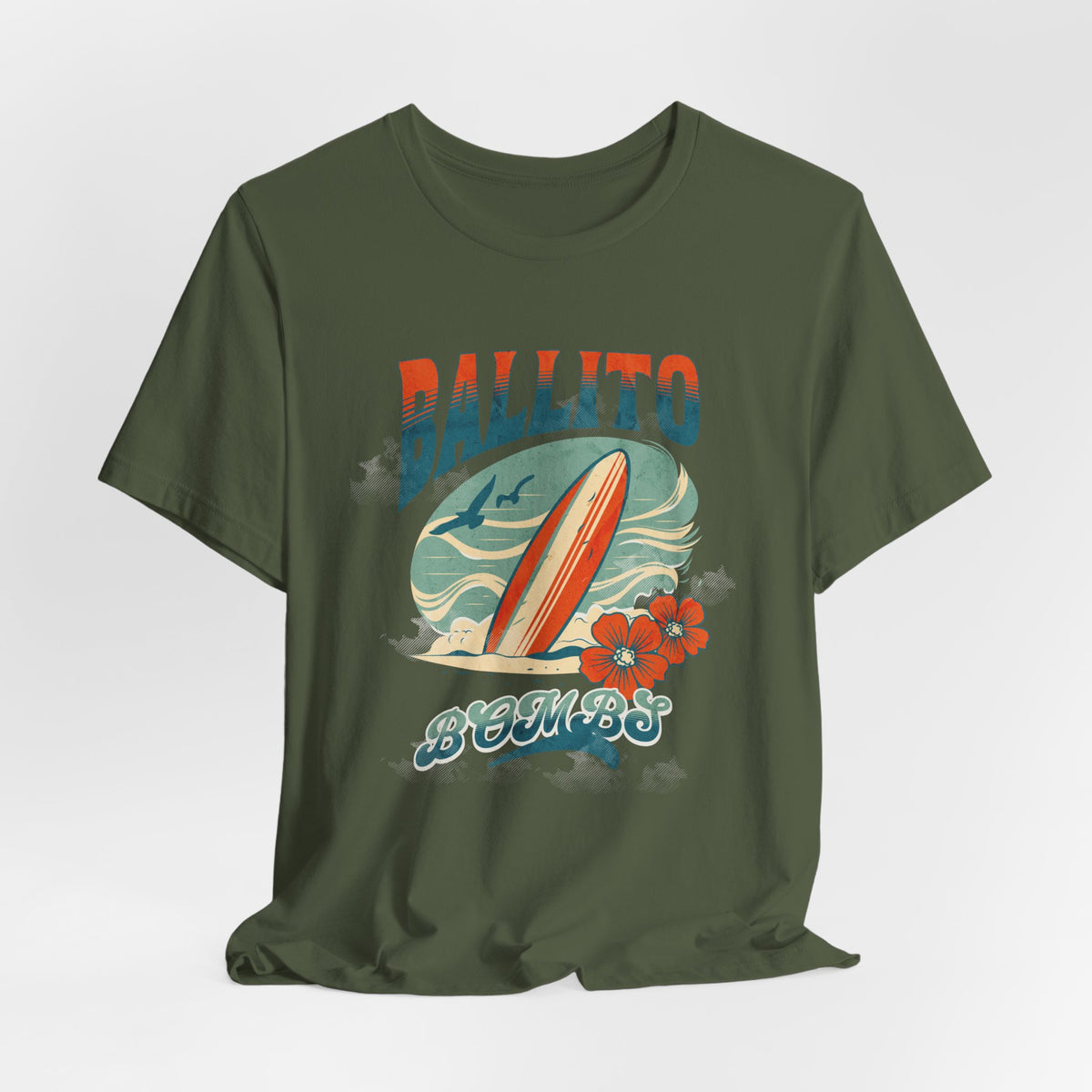 Ballito Bombs Surf T-Shirt — South African Surf Graphic Tee