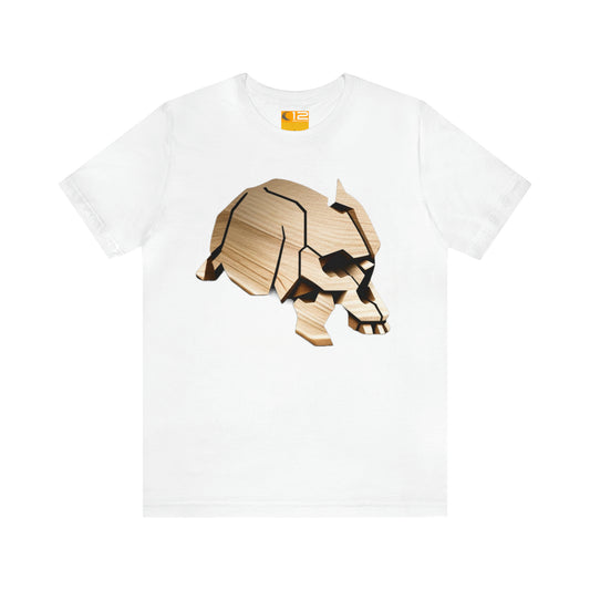 Unisex Jersey Short Sleeve Cotton Tee - SKULL ANIMAL - 12 SECONDS APPAREL