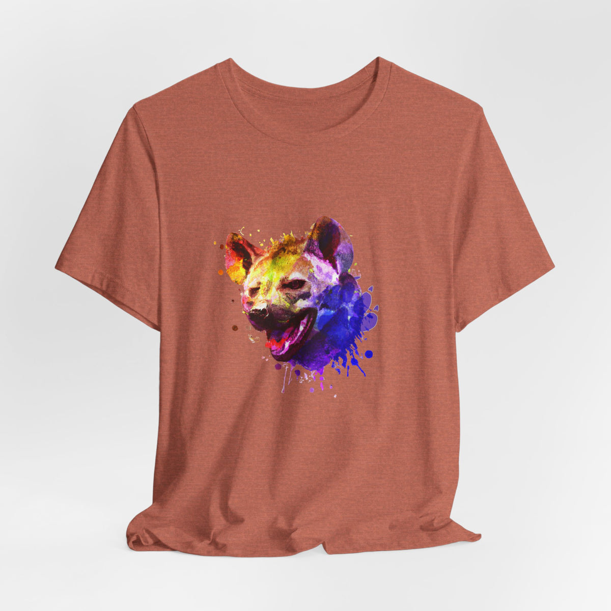 Hyena T-Shirt — Colourful African Wildlife Graphic Tee