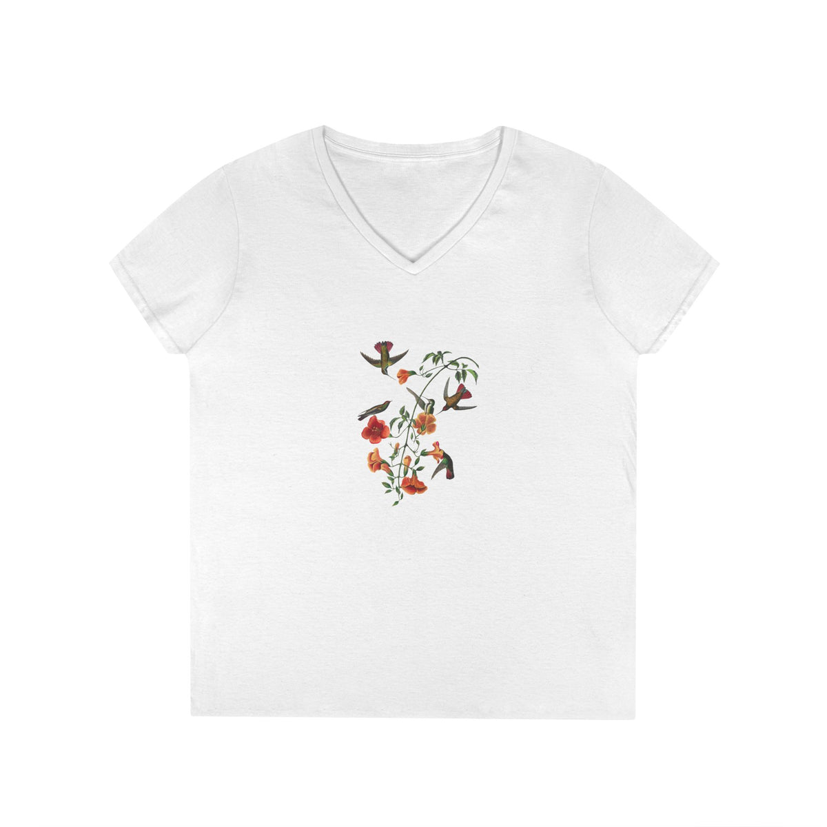 Sunbird V-Neck T-Shirt for Women — African Bird Graphic Tee
