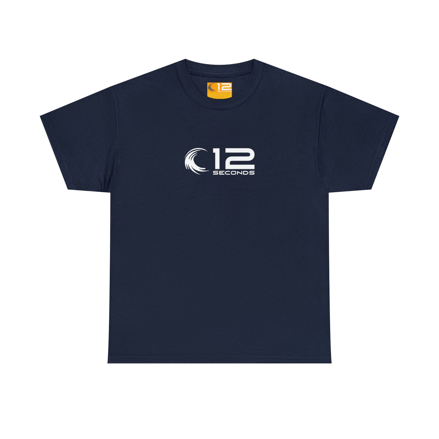 Unisex Heavy Cotton Tee - 12 SECONDS LOGO - 12 SECONDS APPAREL