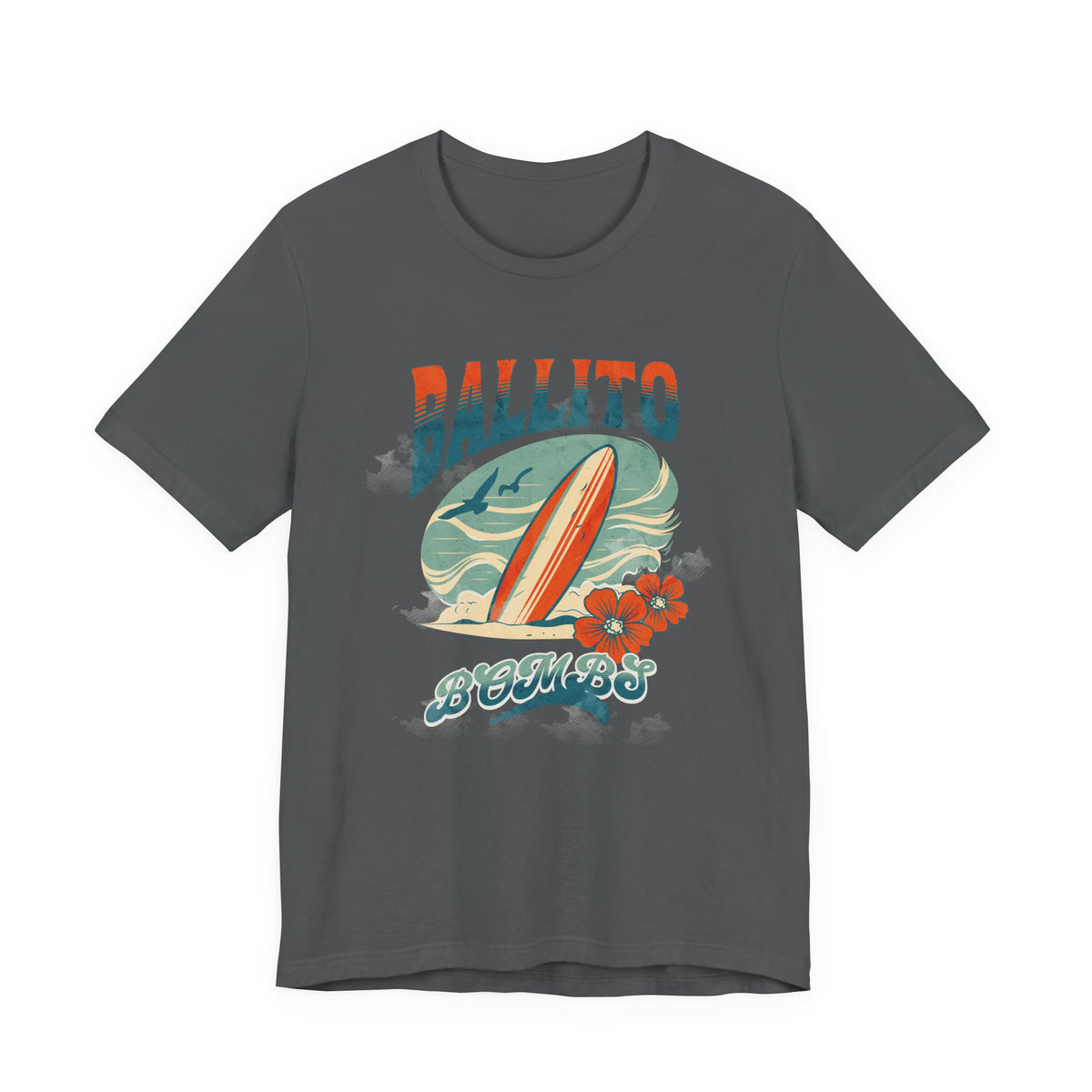 Ballito Bombs Surf T-Shirt — South African Surf Graphic Tee