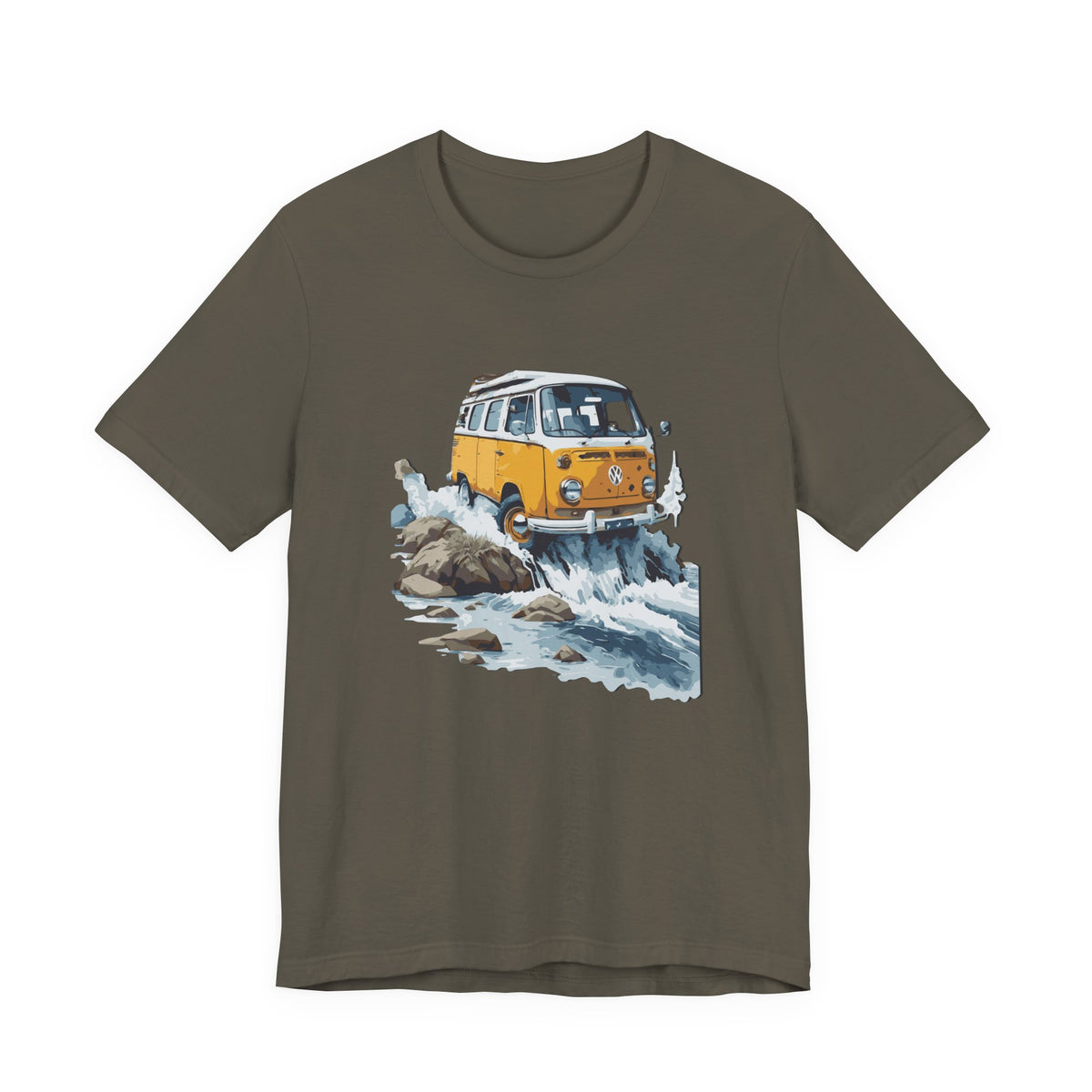 Vintage Camper Van T-Shirt — Road Trip Graphic Tee