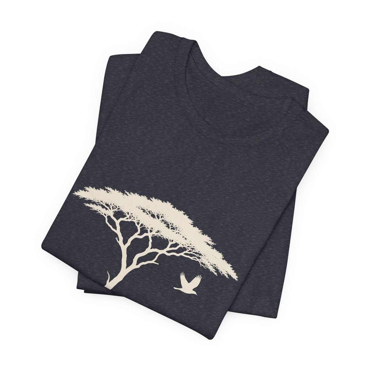 Lone Acacia Tree T-Shirt — African Savanna Graphic Tee