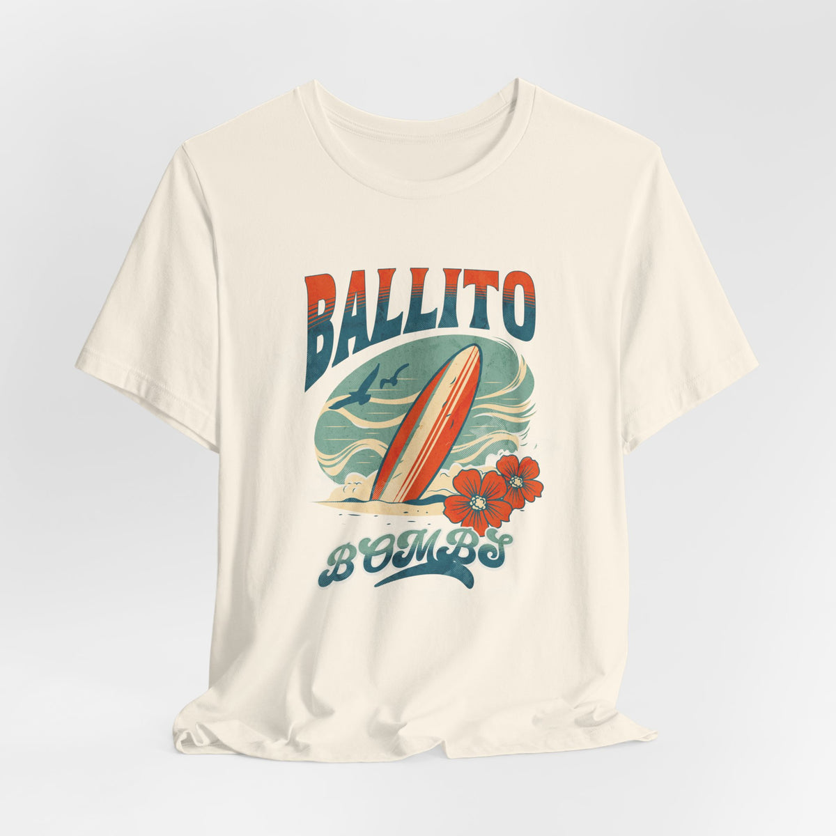 Ballito Bombs Surf T-Shirt — South African Surf Graphic Tee
