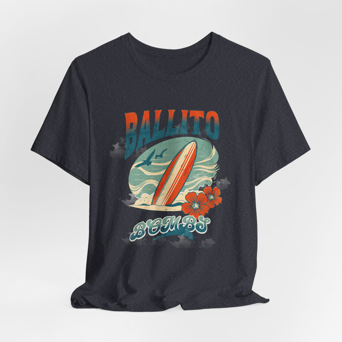 Ballito Bombs Surf T-Shirt — South African Surf Graphic Tee