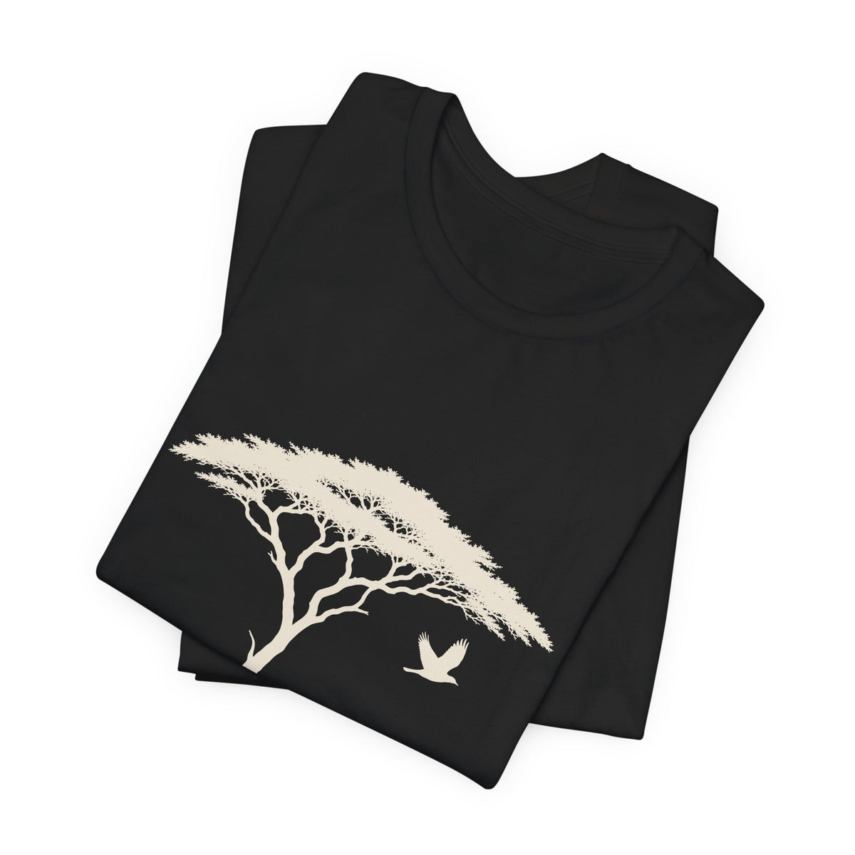 Lone Acacia Tree T-Shirt — African Savanna Graphic Tee