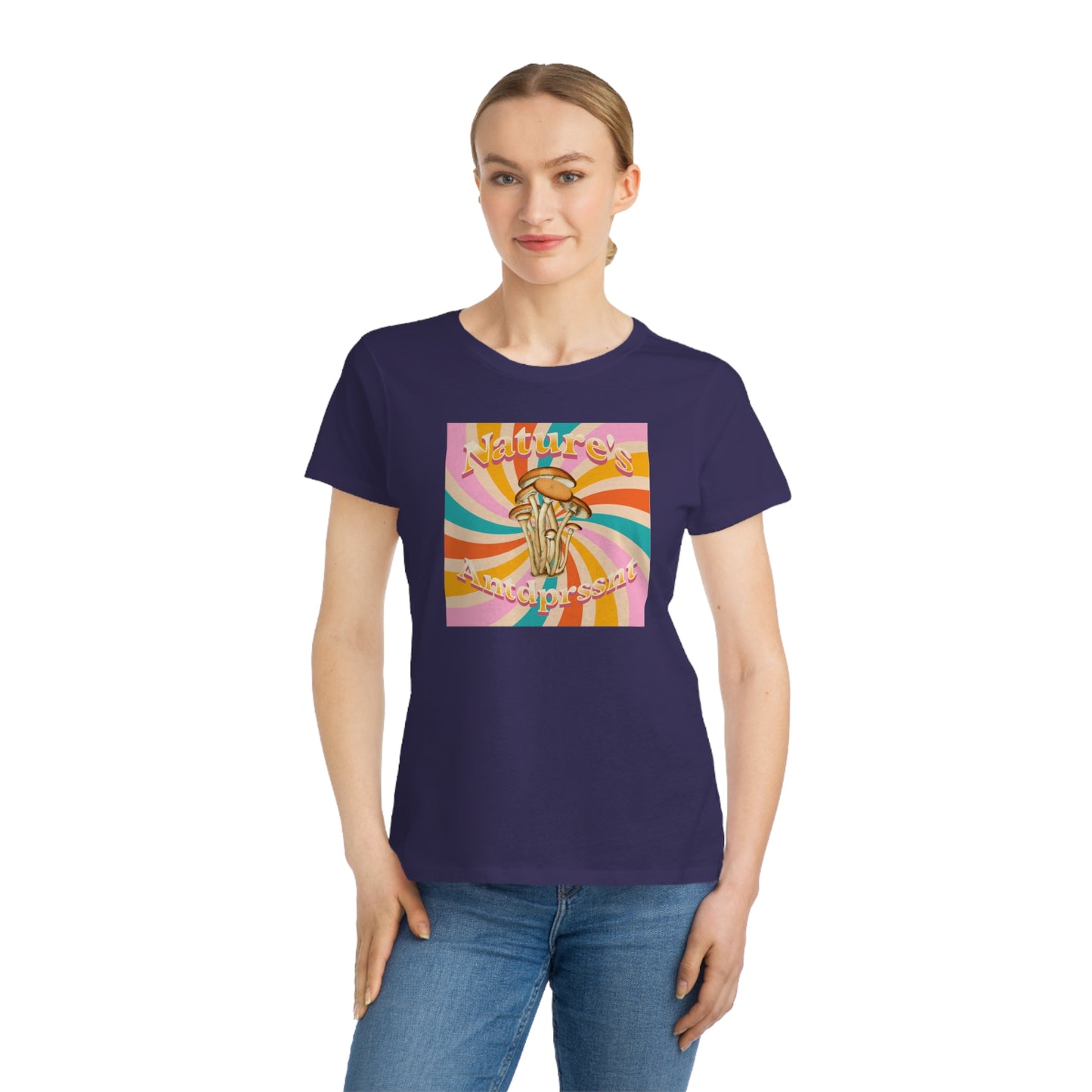 Organic Women's Classic T-Shirt - SHROOMS - 12 SECONDS APPAREL
