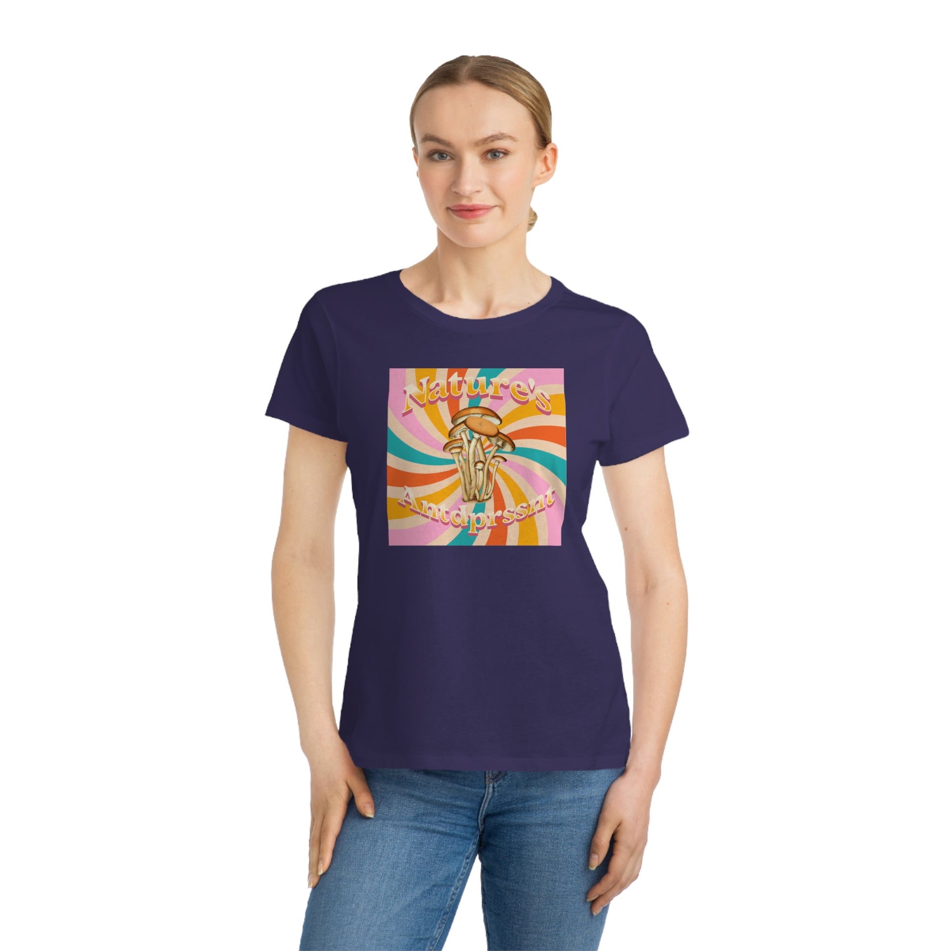 Organic Women's Classic T-Shirt - SHROOMS - 12 SECONDS APPAREL