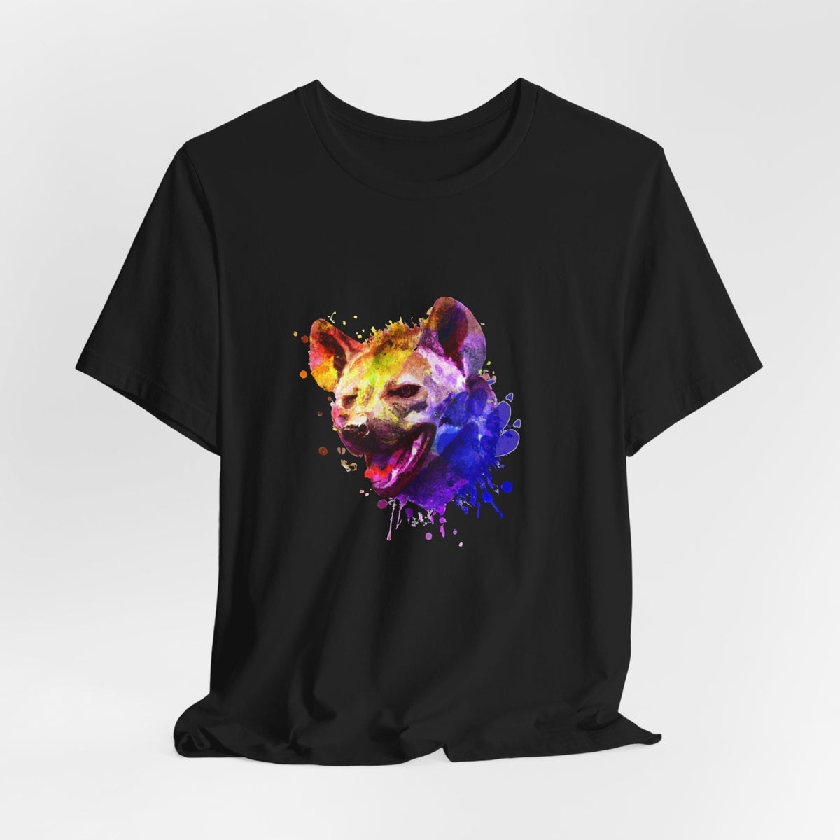 Hyena T-Shirt — Colourful African Wildlife Graphic Tee