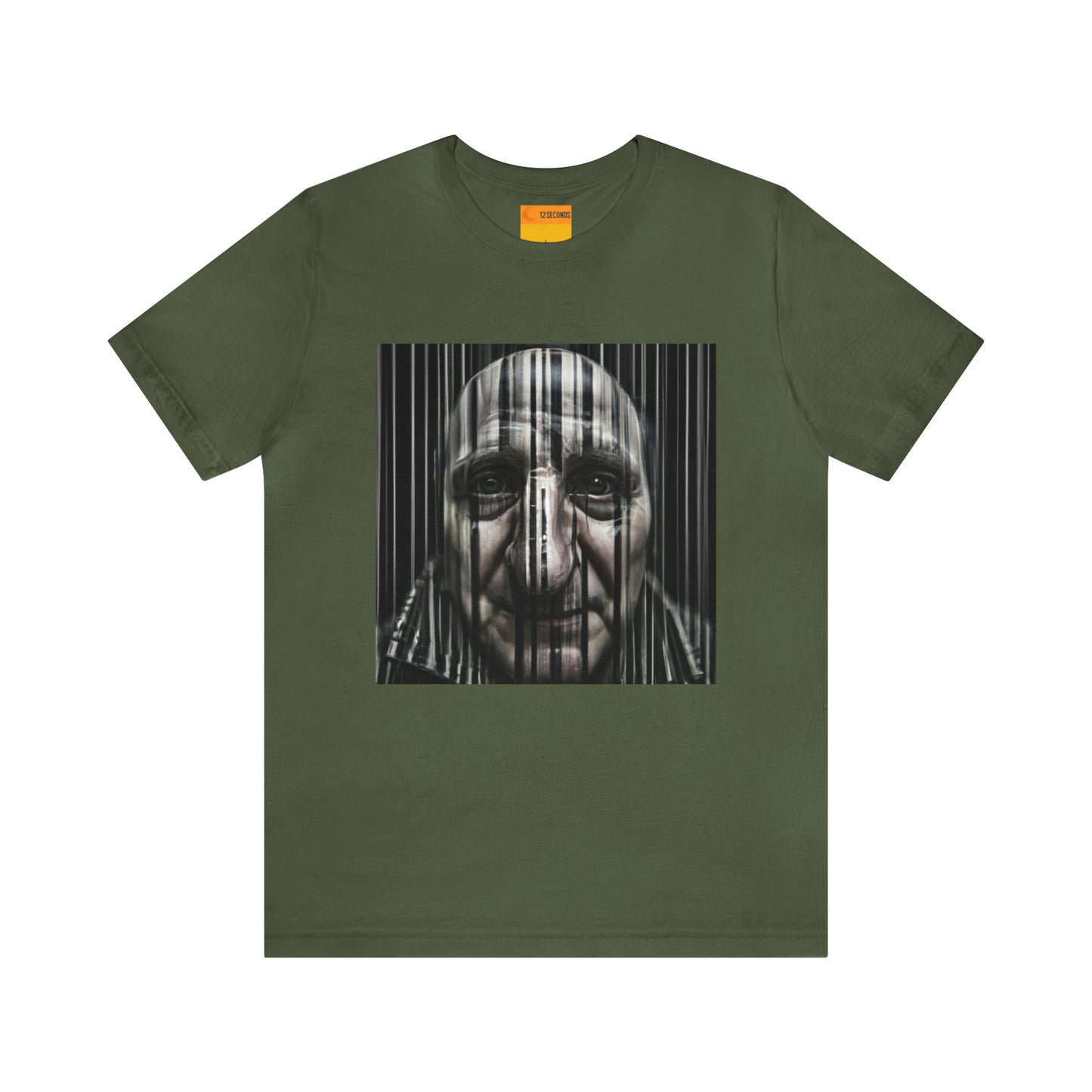 Jersey Short Sleeve Cotton Tee - BEHIND BARCODES - 12 SECONDS APPAREL