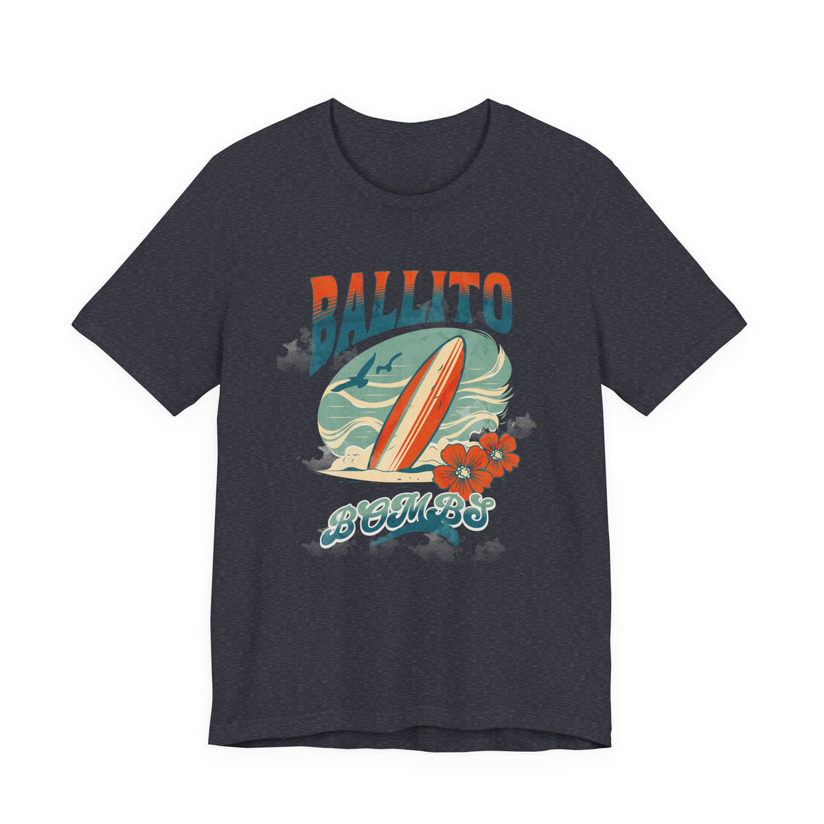 Ballito Bombs Surf T-Shirt — South African Surf Graphic Tee
