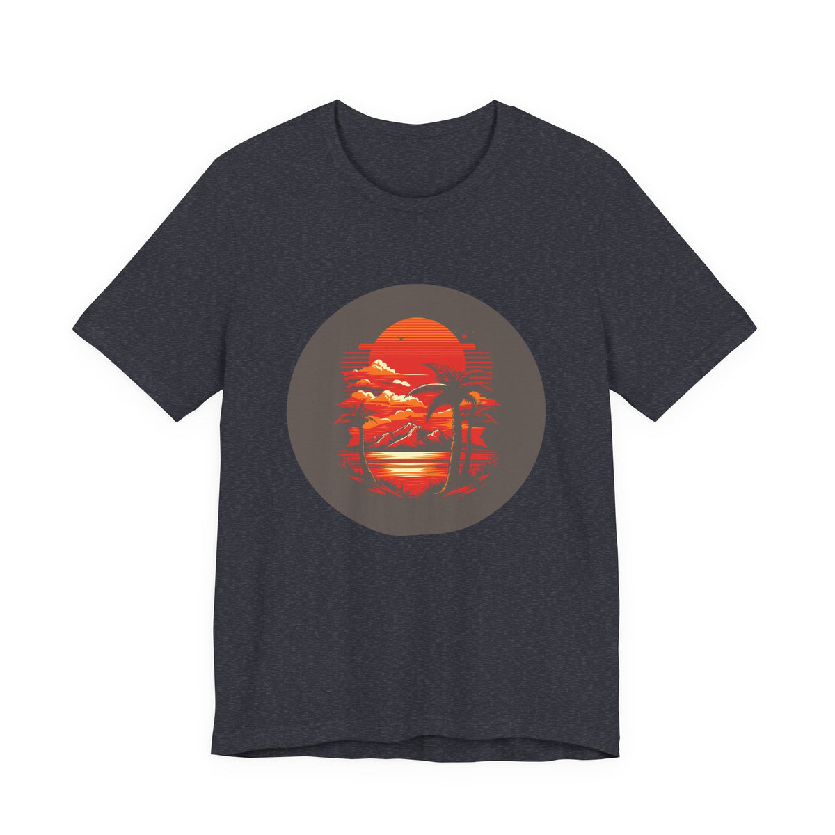 Circle the Sun T-Shirt — Minimal Sun Graphic Tee