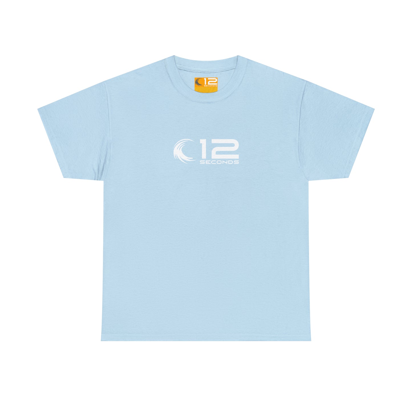 Unisex Heavy Cotton Tee - 12 SECONDS LOGO - 12 SECONDS APPAREL