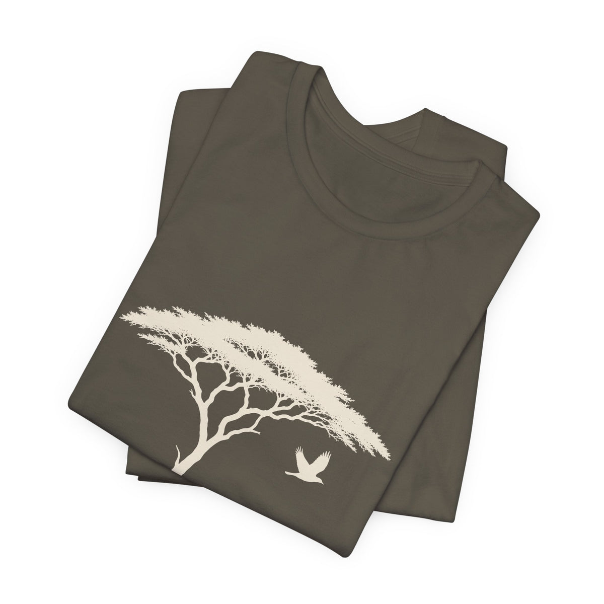 Lone Acacia Tree T-Shirt — African Savanna Graphic Tee