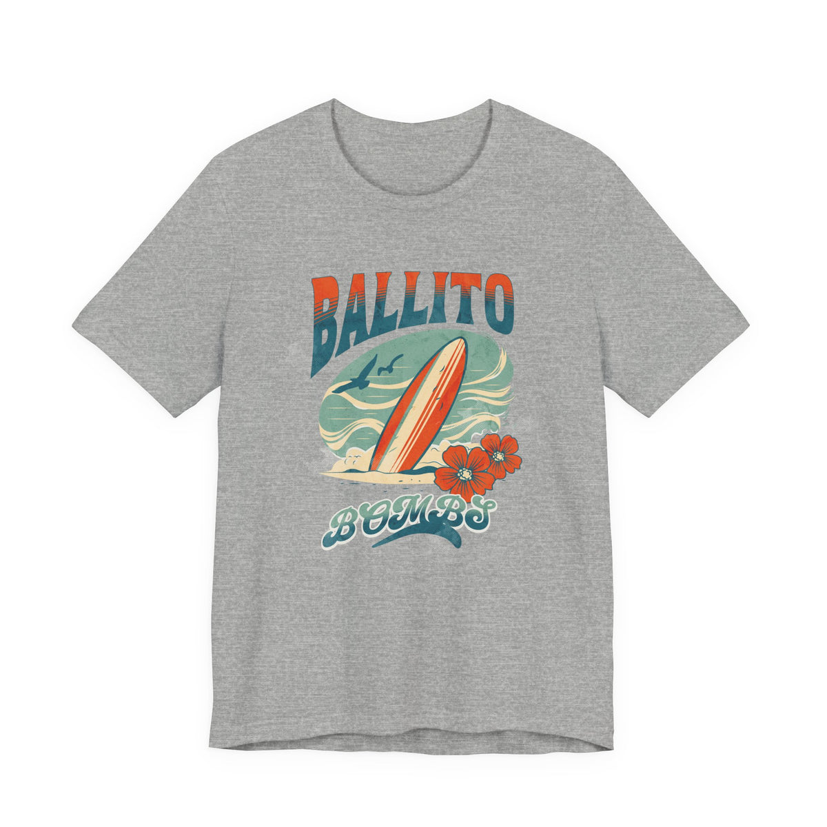 Ballito Bombs Surf T-Shirt — South African Surf Graphic Tee