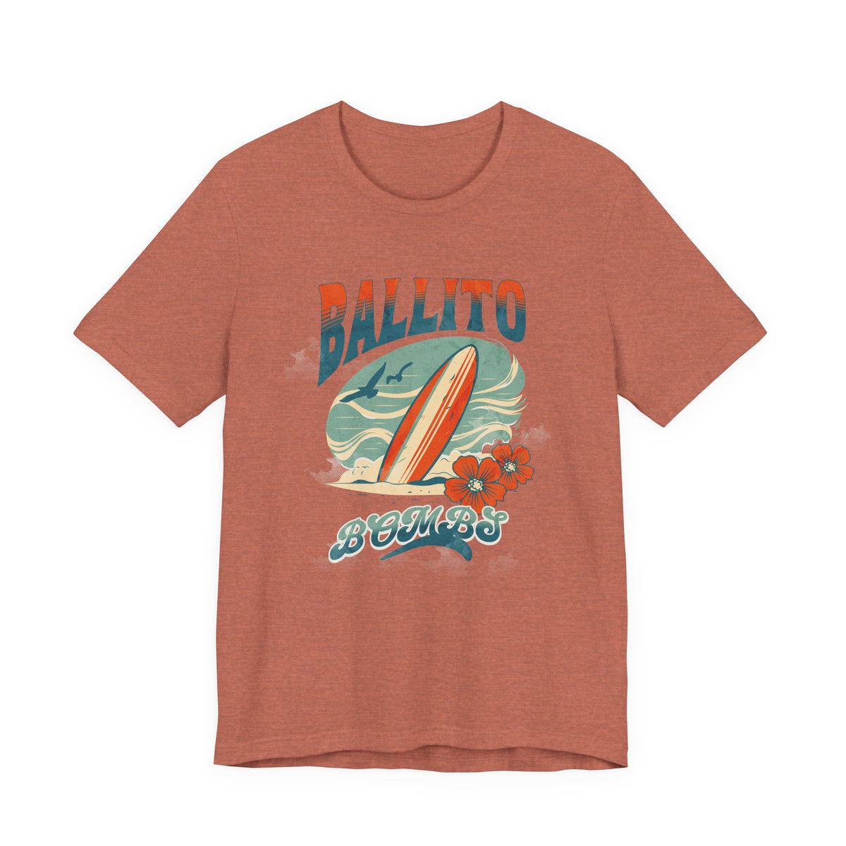 Ballito Bombs Surf T-Shirt — South African Surf Graphic Tee
