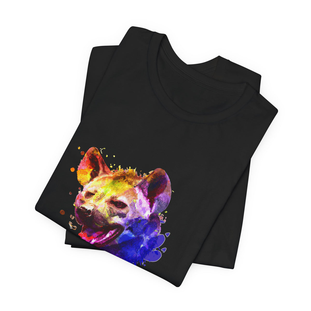 Hyena T-Shirt — Colourful African Wildlife Graphic Tee