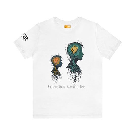 Unisex Jersey Short Sleeve Tee - DOUBLE DEEPLY ROOTED - 12 SECONDS APPAREL