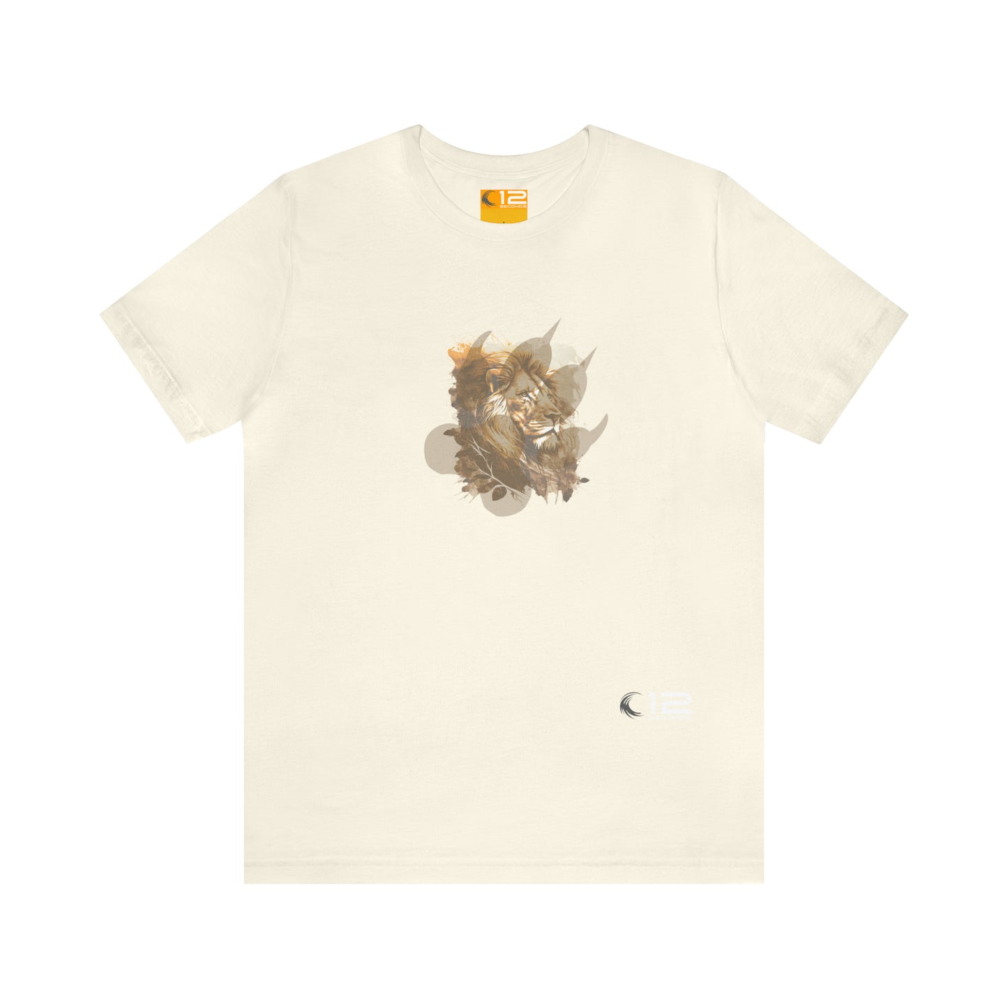 Unisex Jersey Short Sleeve Tee - LION PAW - 12 SECONDS APPAREL