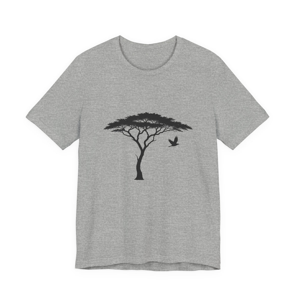 Lone Acacia Tree T-Shirt — African Savanna Graphic Tee