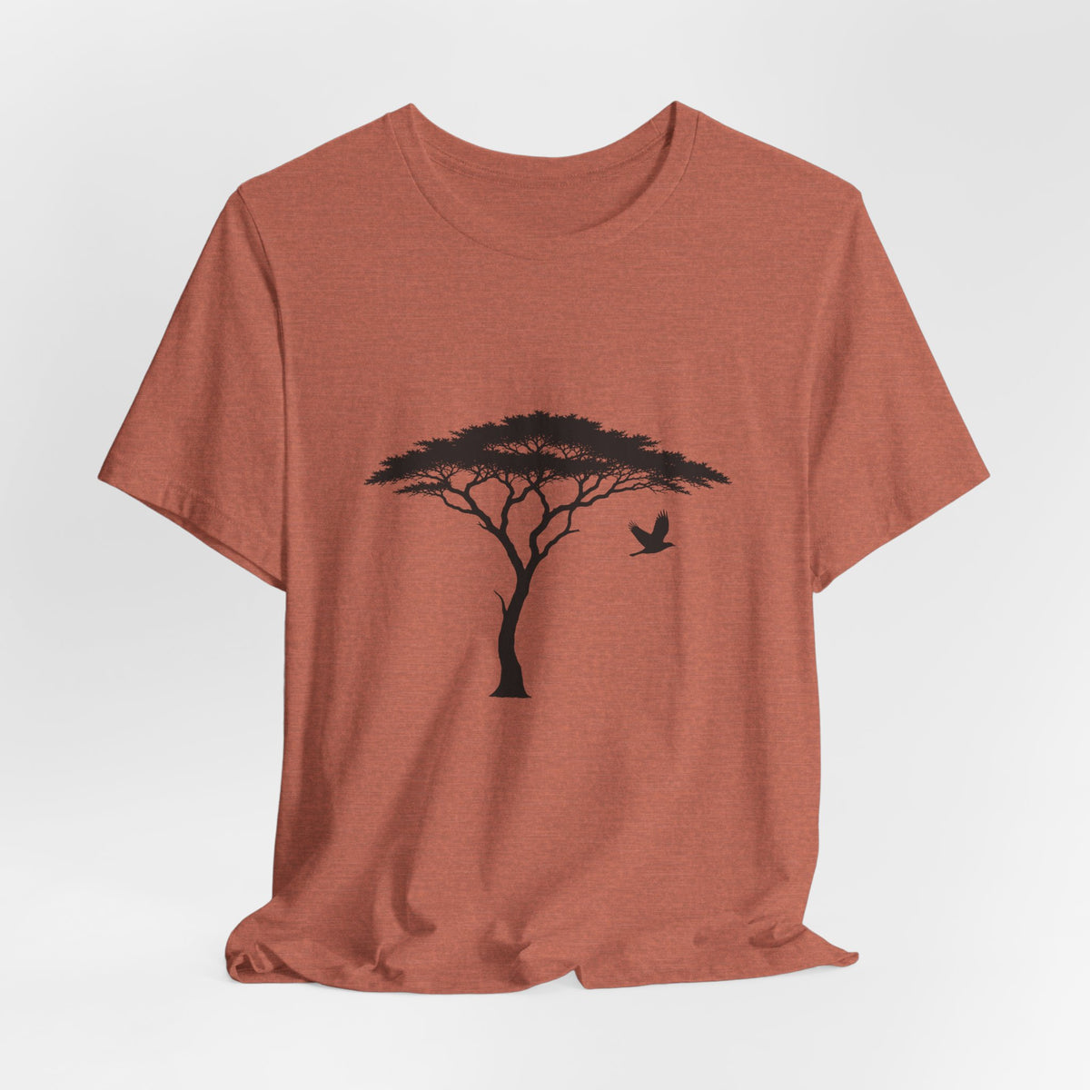 Lone Acacia Tree T-Shirt — African Savanna Graphic Tee