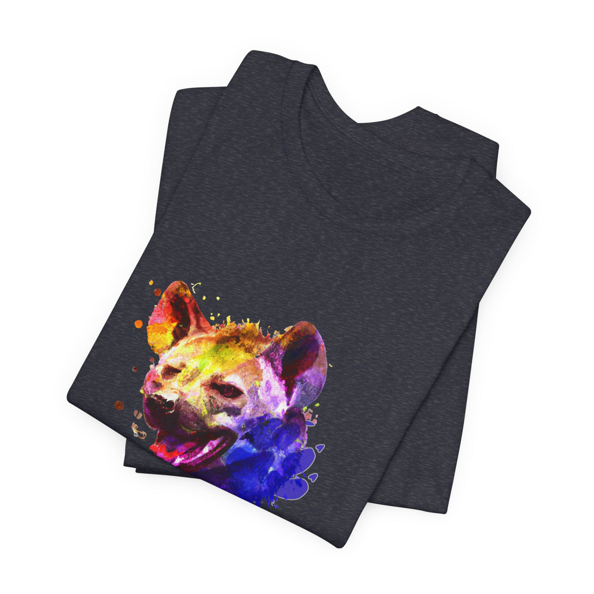 Hyena T-Shirt — Colourful African Wildlife Graphic Tee