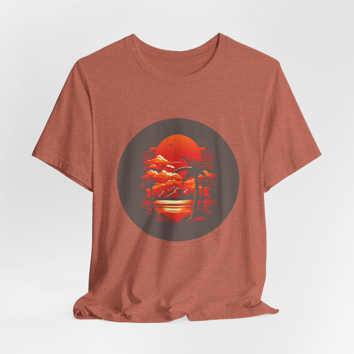 Circle the Sun T-Shirt — Minimal Sun Graphic Tee