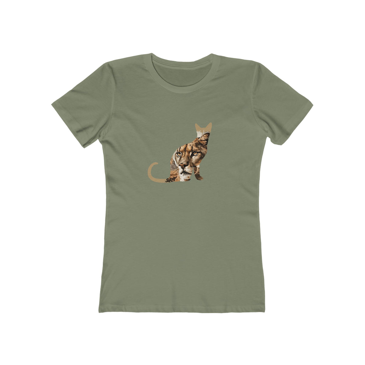 Lioness T-Shirt for Women — African Safari Boyfriend Tee