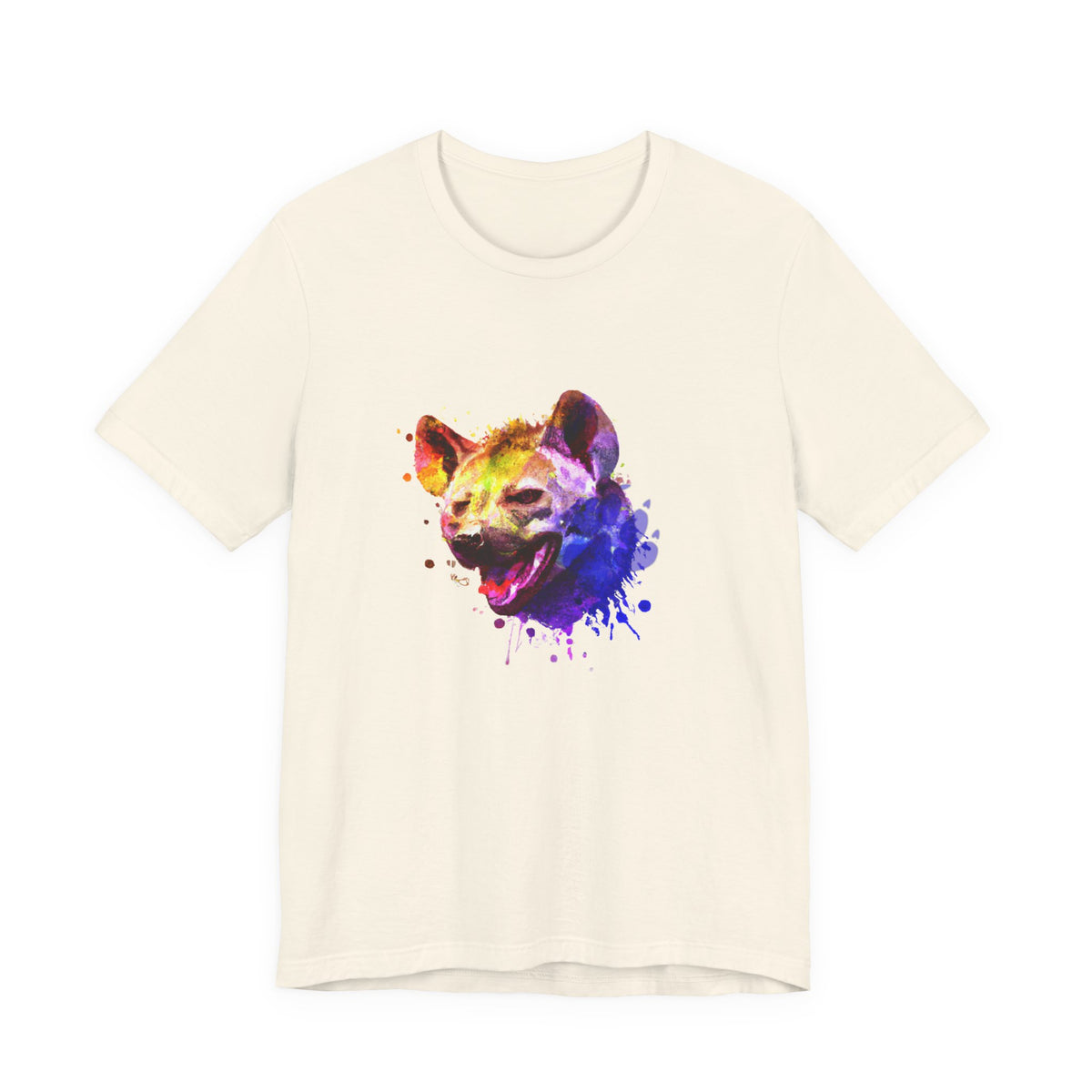 Hyena T-Shirt — Colourful African Wildlife Graphic Tee