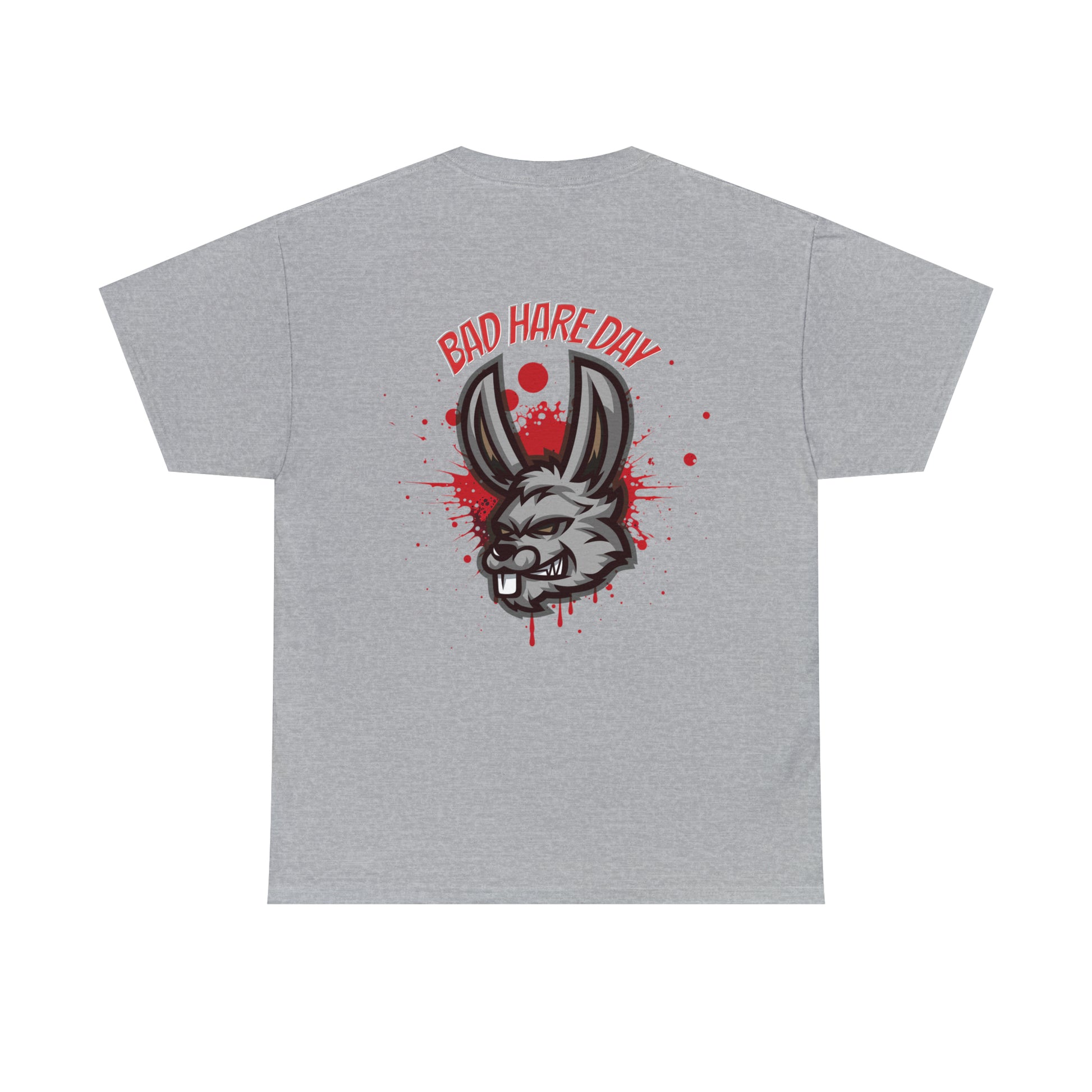 Unisex Heavy Cotton Tee - BAD HARE DAY - 12 SECONDS APPAREL