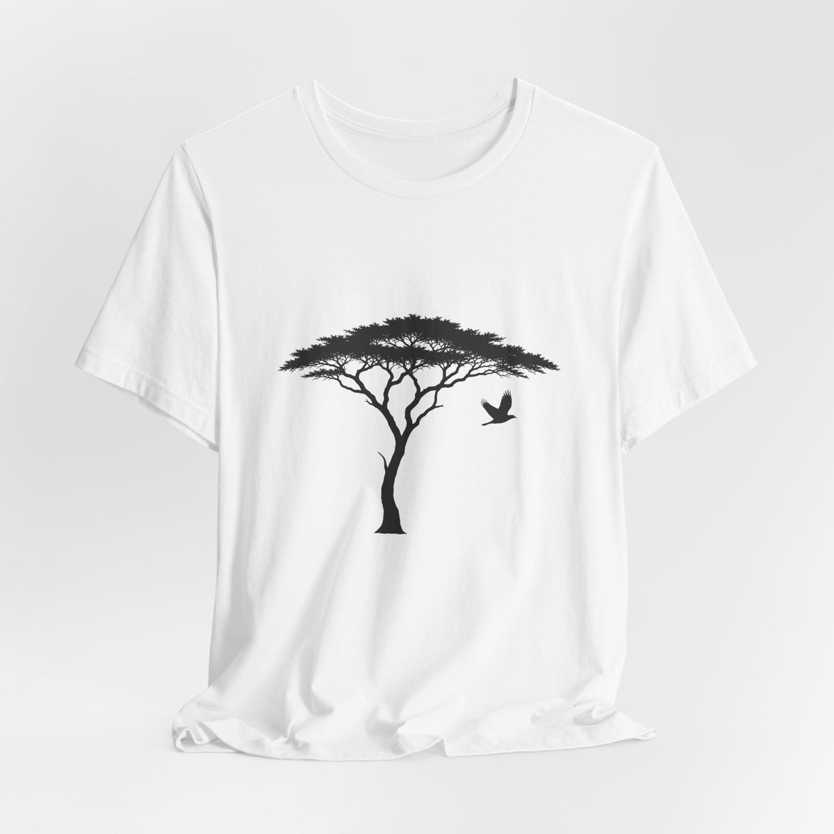 Lone Acacia Tree T-Shirt — African Savanna Graphic Tee