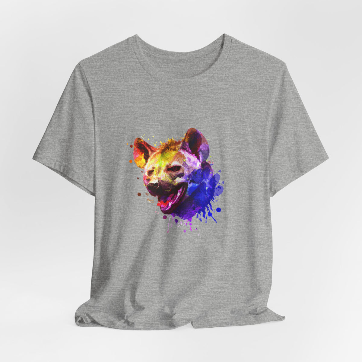 Hyena T-Shirt — Colourful African Wildlife Graphic Tee