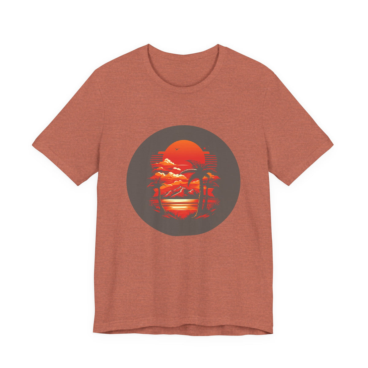 Circle the Sun T-Shirt — Minimal Sun Graphic Tee