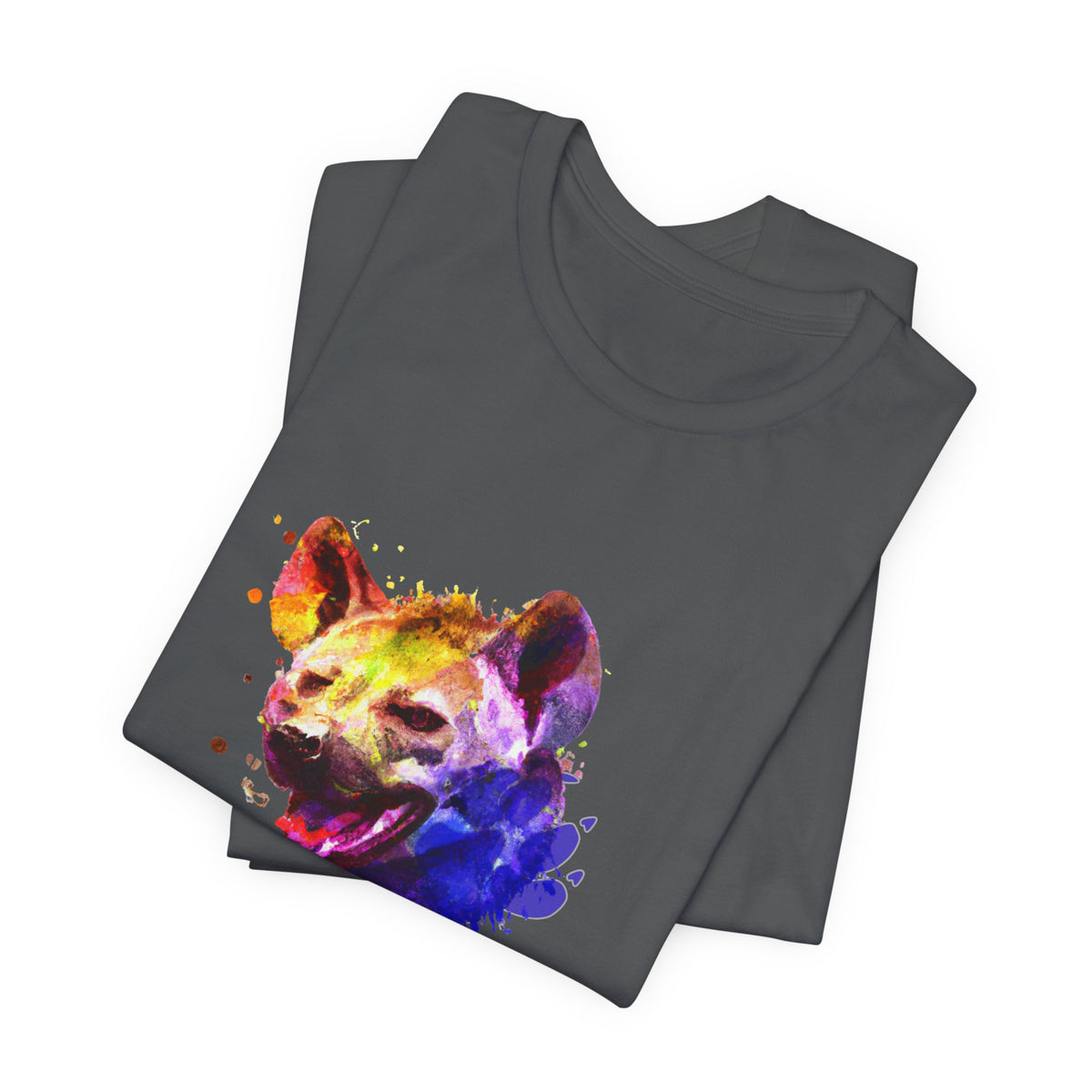 Hyena T-Shirt — Colourful African Wildlife Graphic Tee